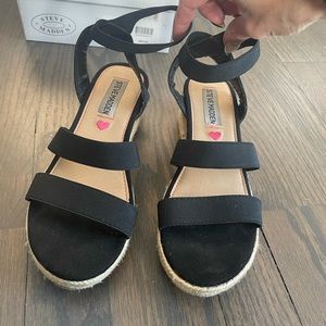 Steve Madden Kids Espadrille Wedges - Size 3